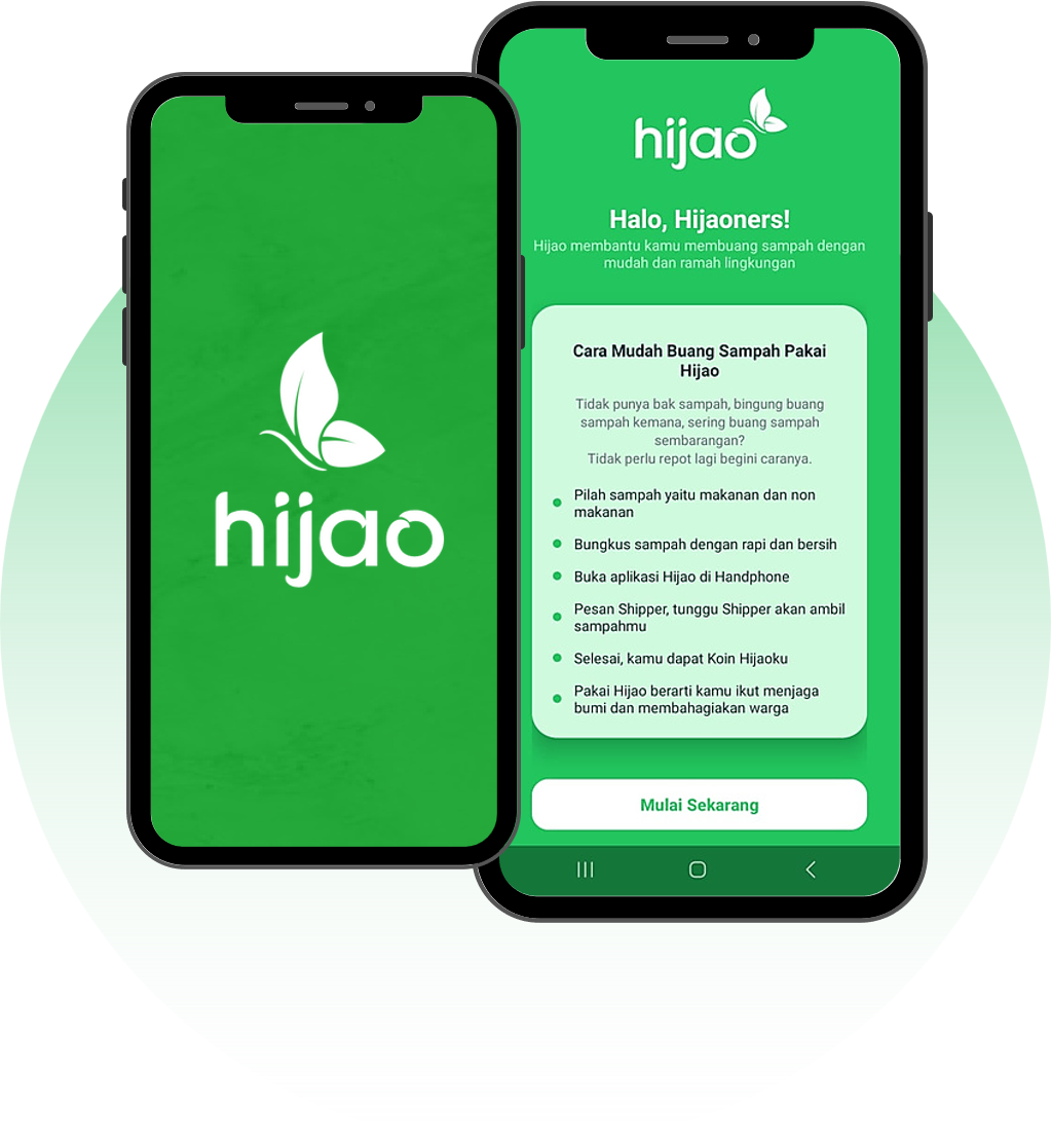 Aplikasi Hijao - Jemput sampah dari rumah dengan mudah