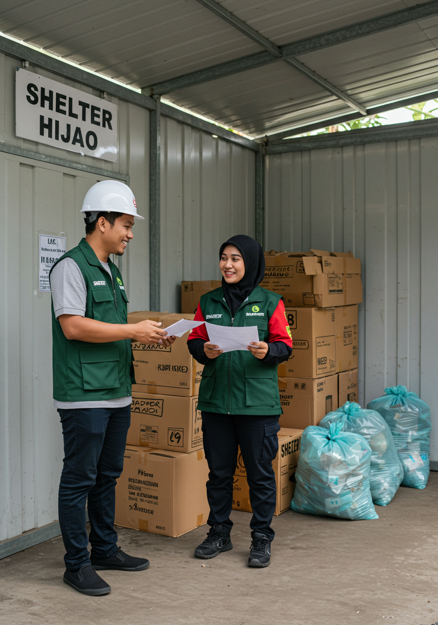 Bergabung jadi petugas shelter Hijao - Kerja sambil bantu lingkungan